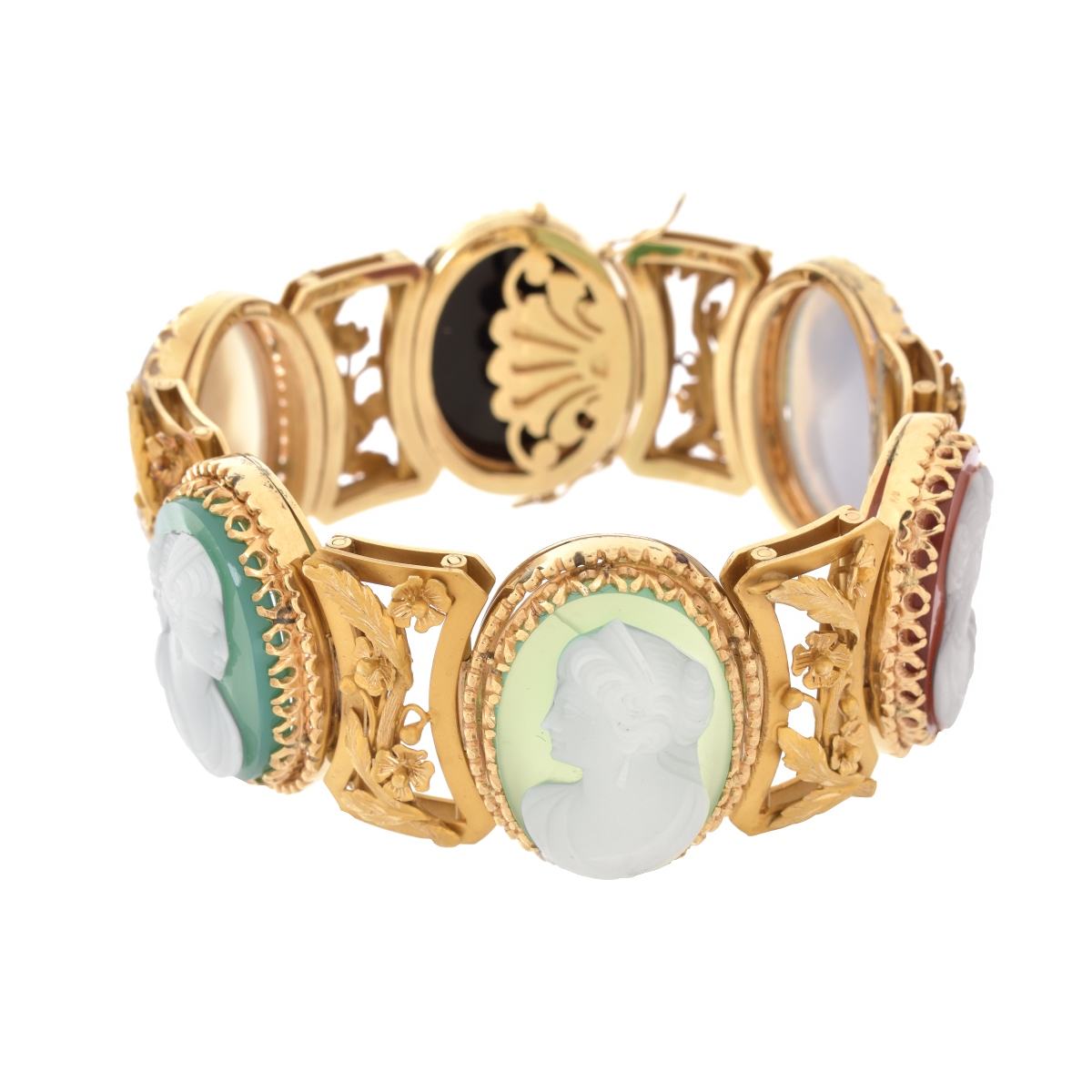 Antique 14K Cameo Bracelet