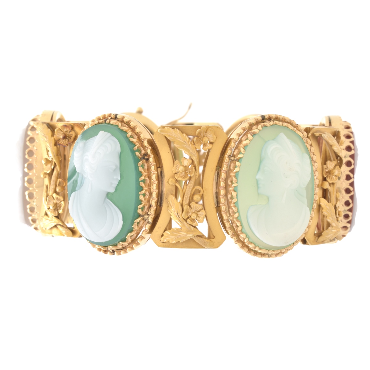 Antique 14K Cameo Bracelet