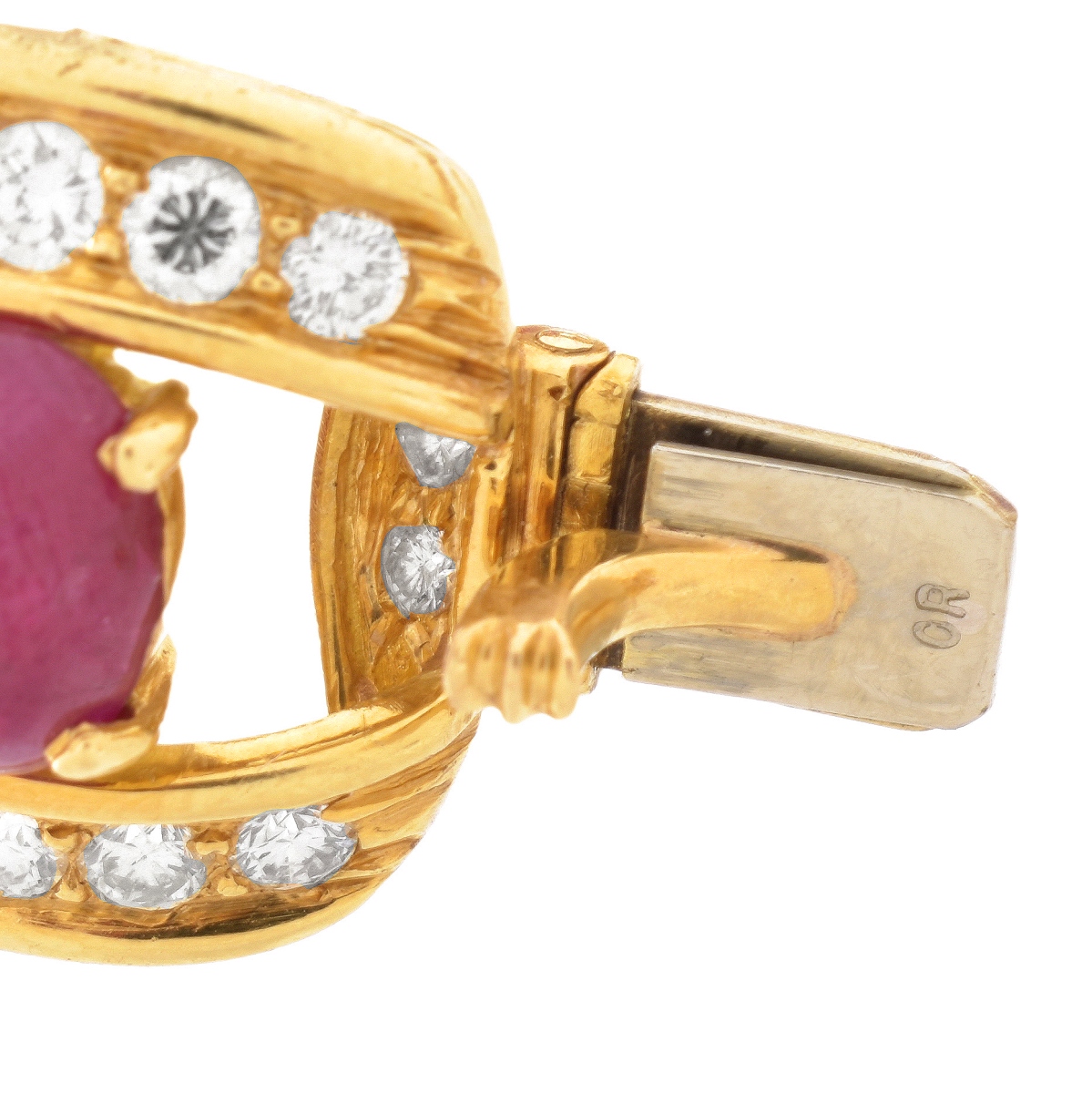 Burma Ruby, Diamond and 18K Bracelet