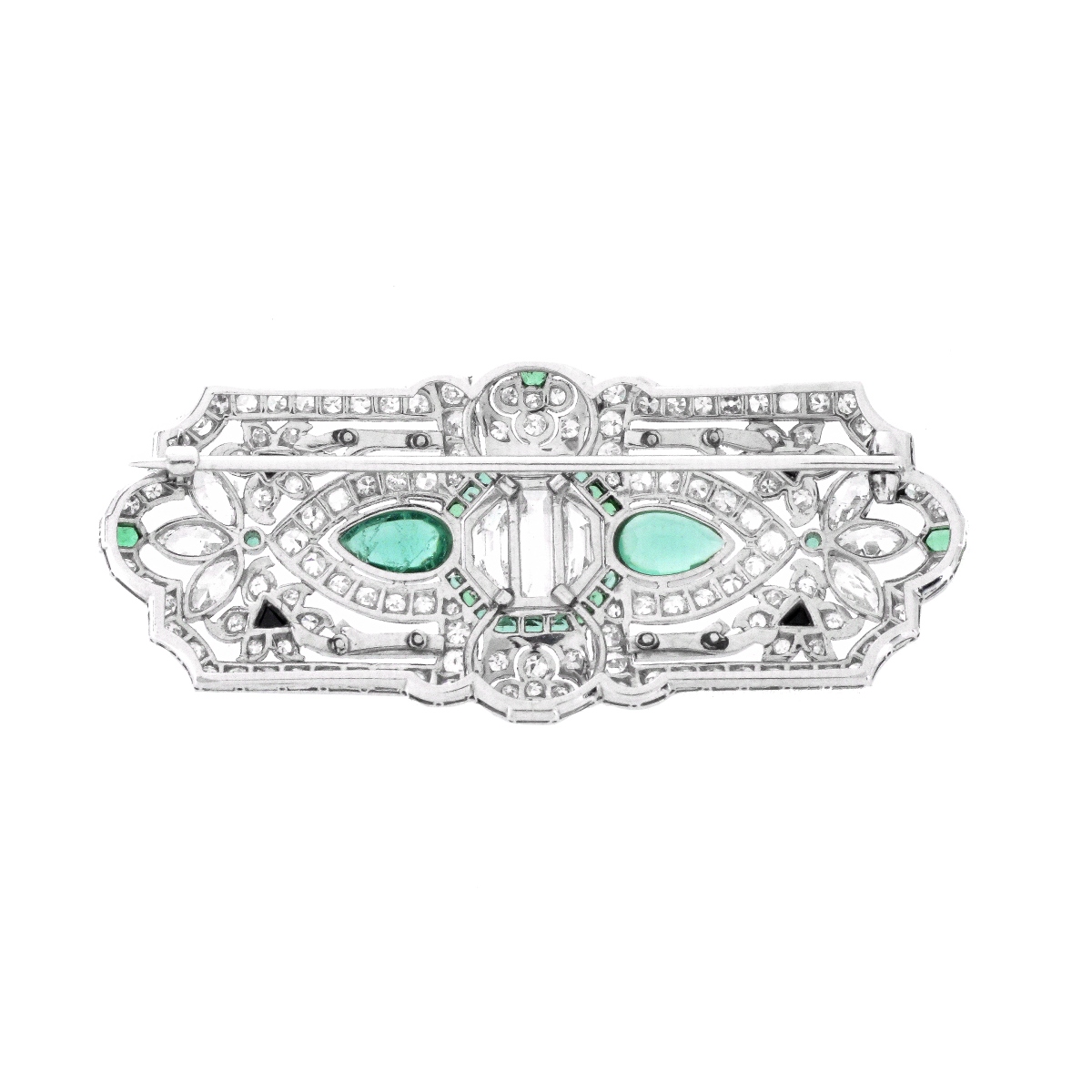 Art Deco Diamond, Platinum Brooch