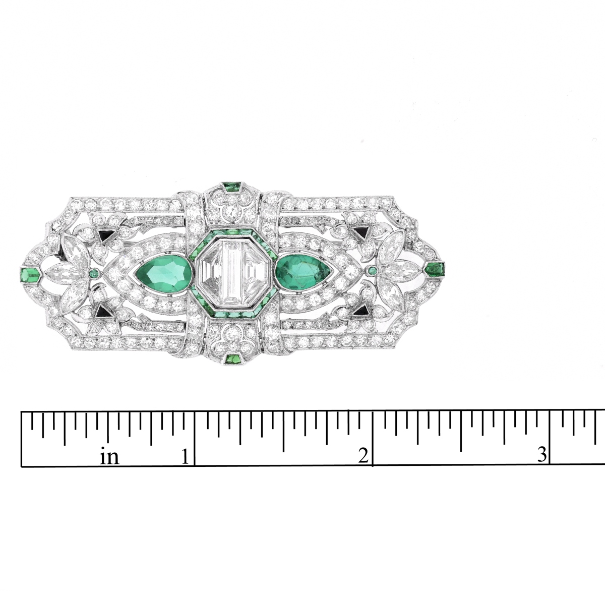 Art Deco Diamond, Platinum Brooch