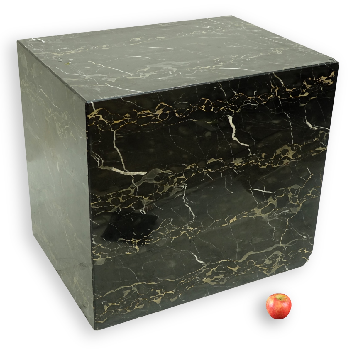 Heavy Black Marble Pedestal