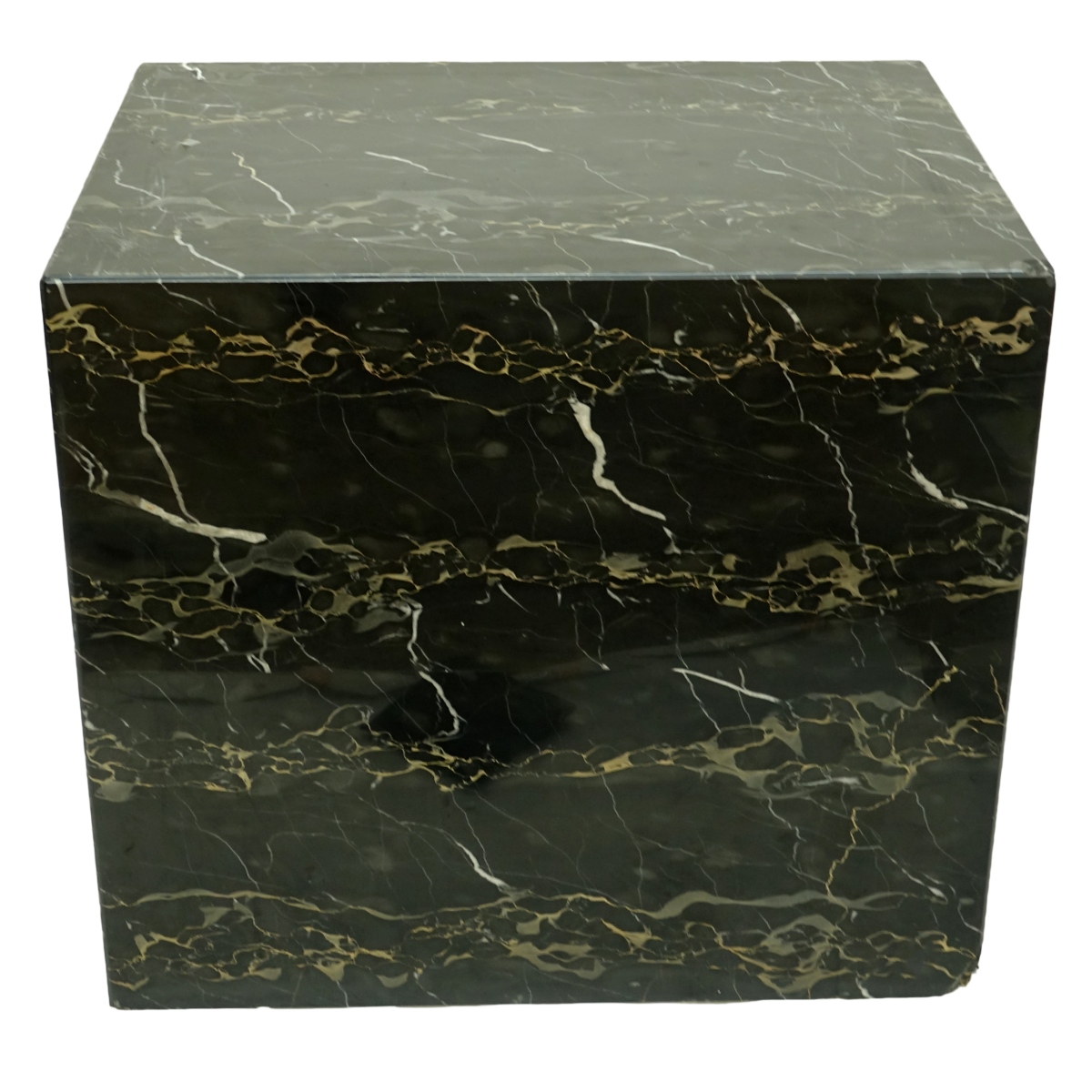 Heavy Black Marble Pedestal