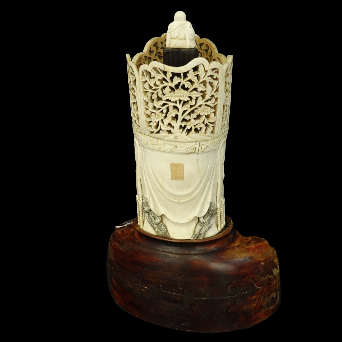 Chinese Carved Ivory Bust