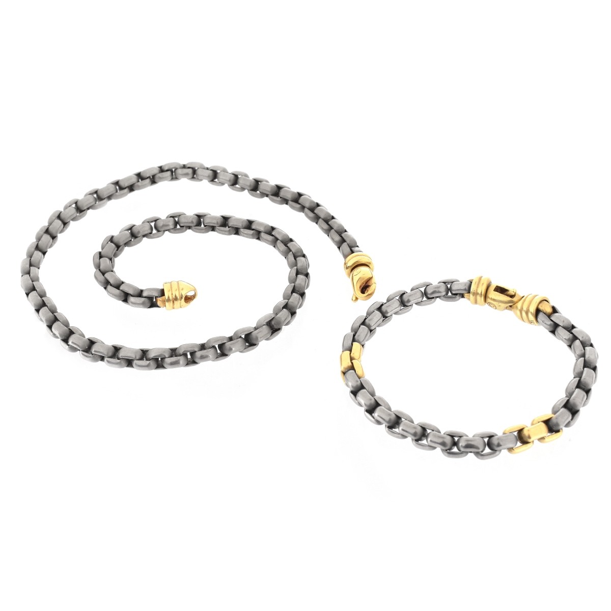 David Yurman Necklace and Bracelet