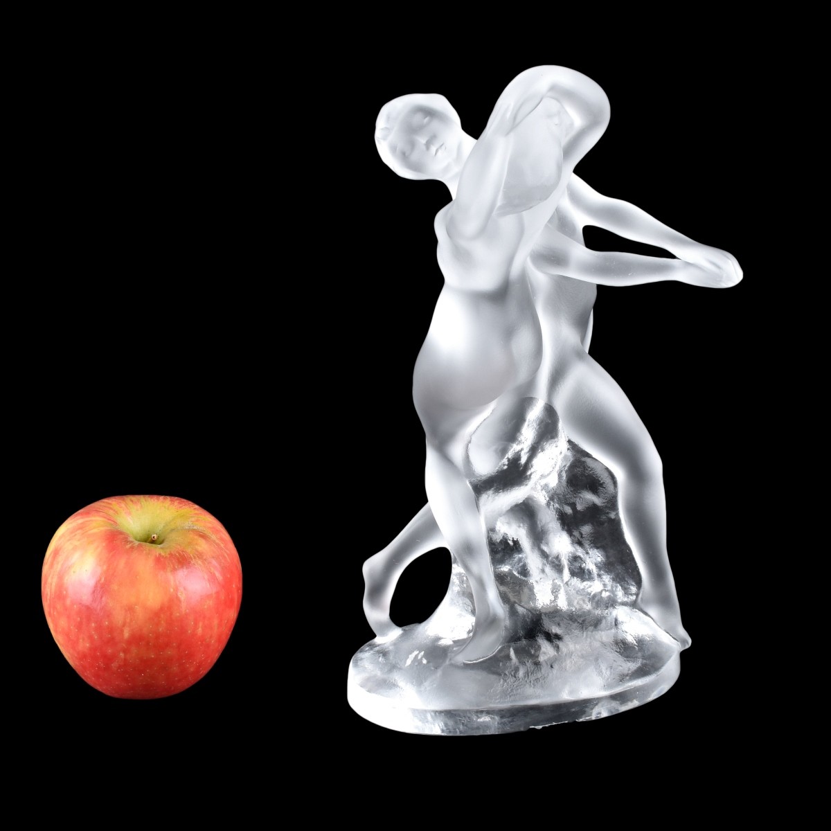 Lalique Crystal Deux Danseuses Figurine