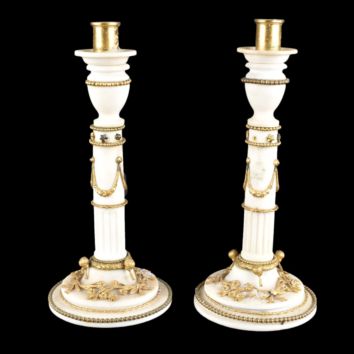 Marble Candlesticks