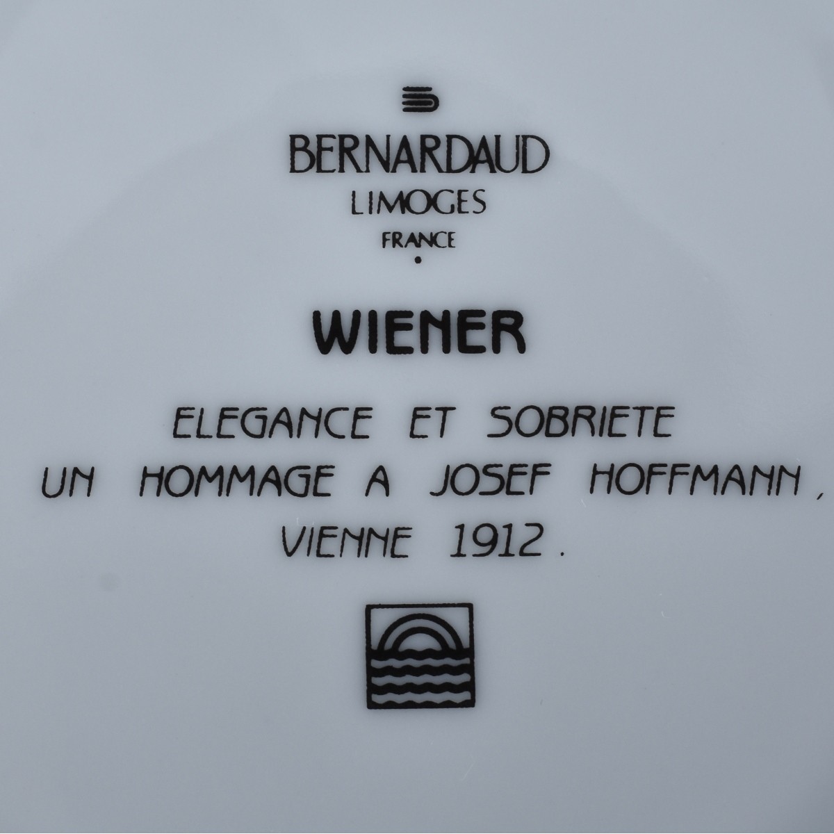 Limoges Bernardaud Wiener and Deshoulieres China