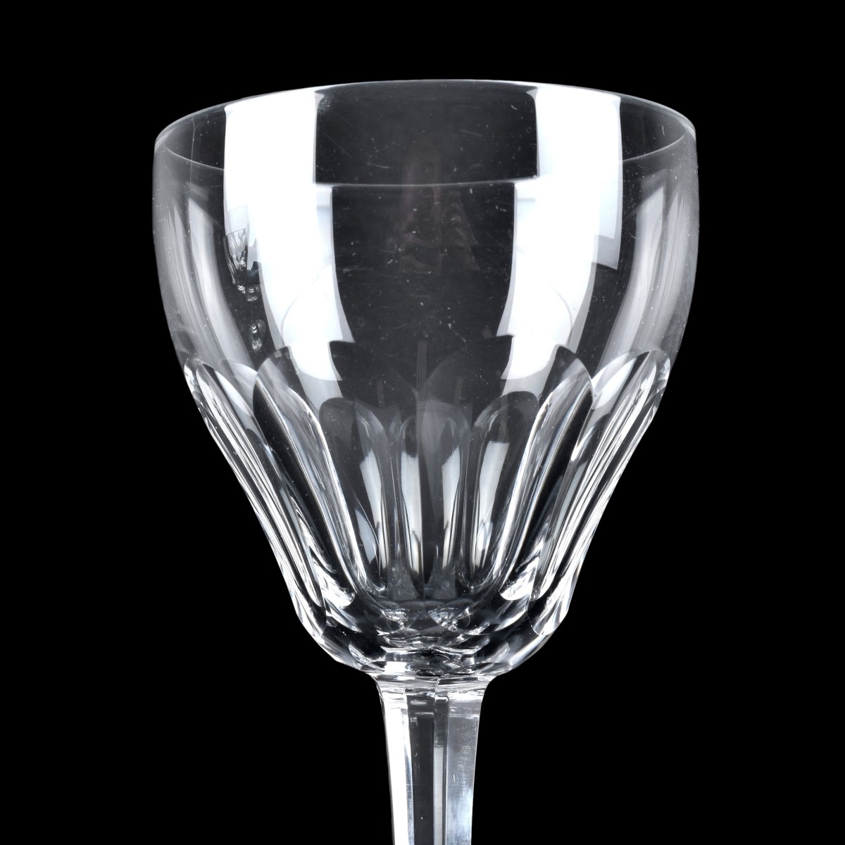 13 Baccarat Style Crystal Goblets