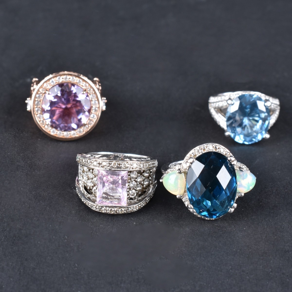 D. Prince V. Weick C. Brodie Designer Rings