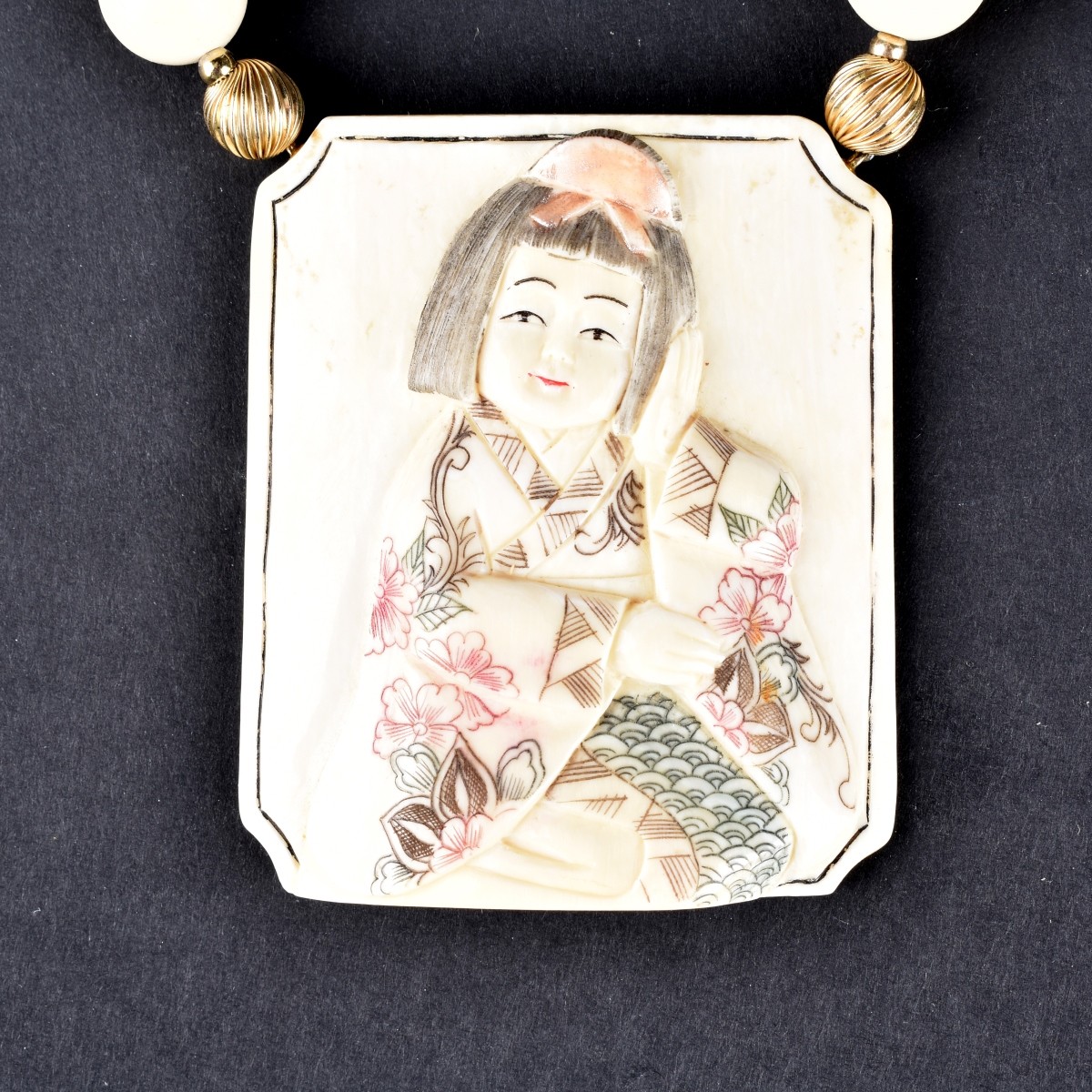 Two (2) Japanese Ivory Necklaces