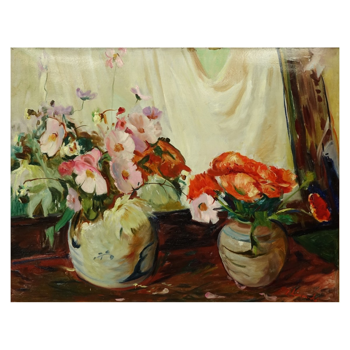 19/20C Polish School O/P Still Life