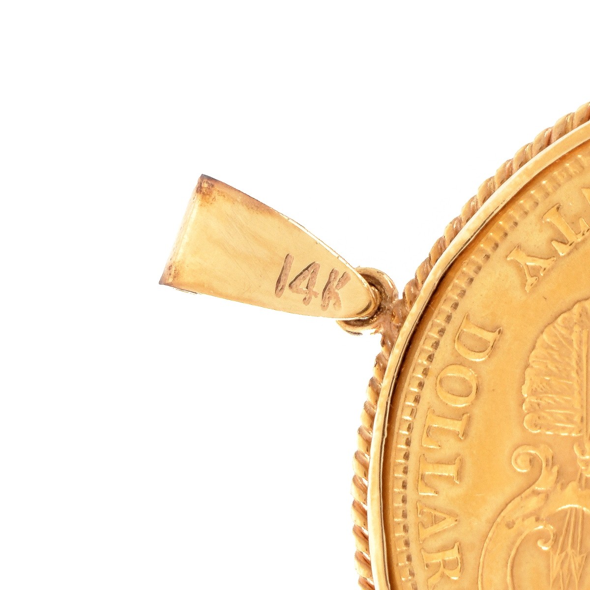 1879 US $20 Gold Coin Pendant