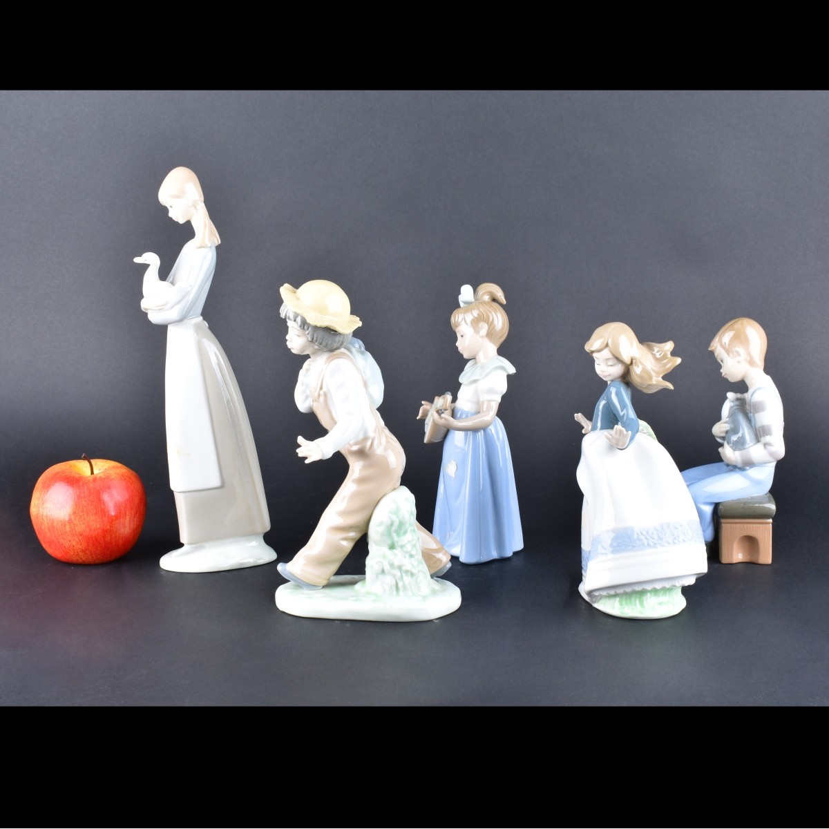 Group Five Lladro Nao Figurines