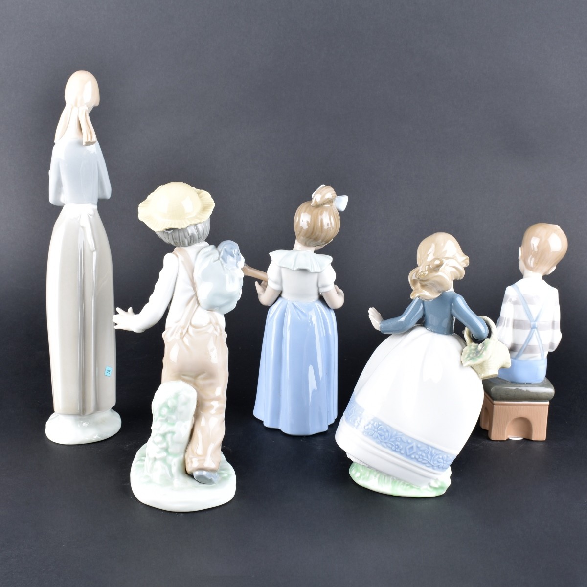 Group Five Lladro Nao Figurines