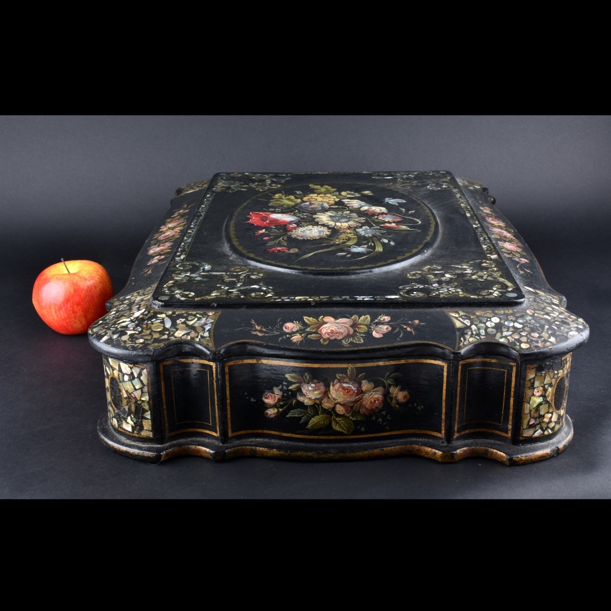 19th C. Mother of Pearl Inlaid Box