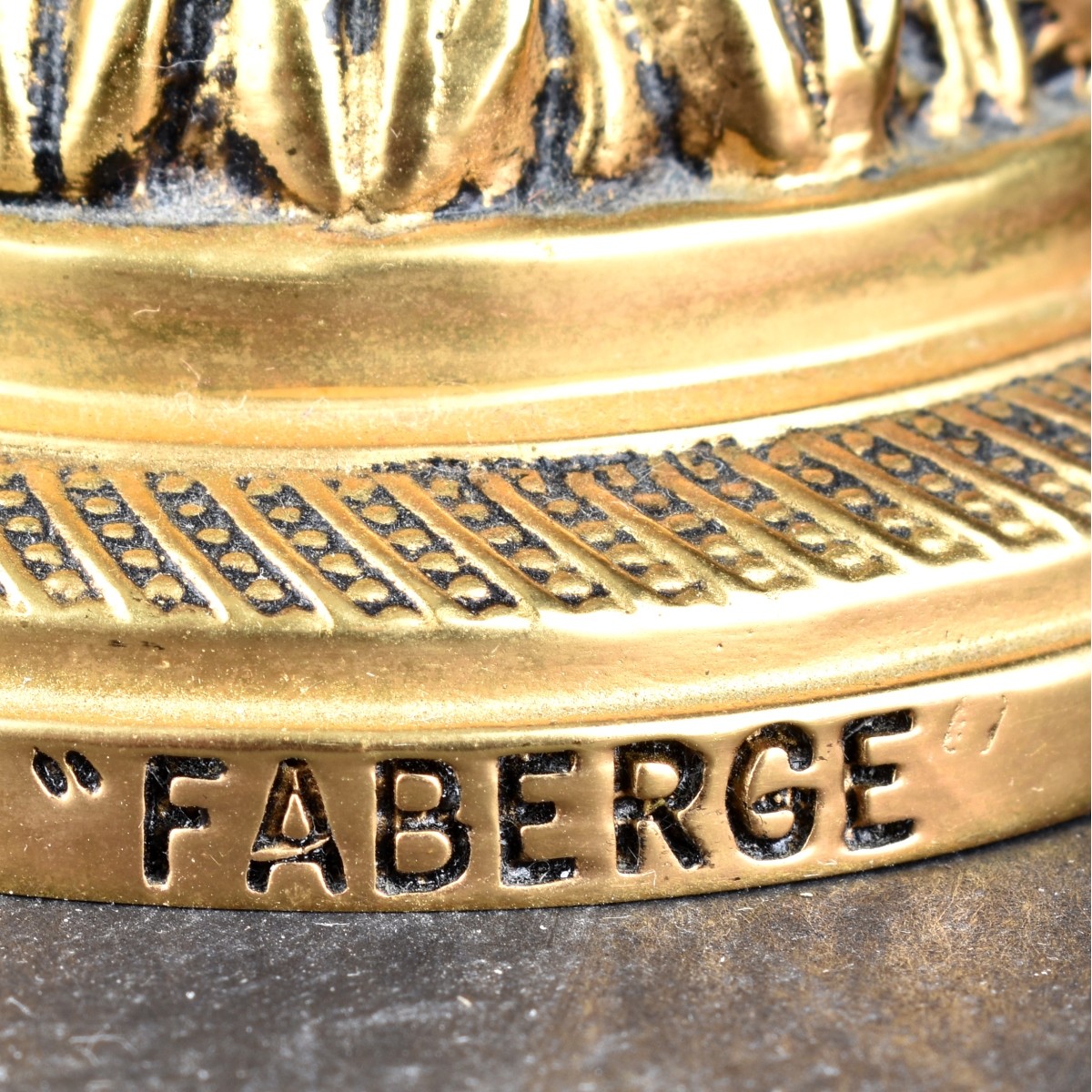 Two Faberge Cut to Clear Eggs