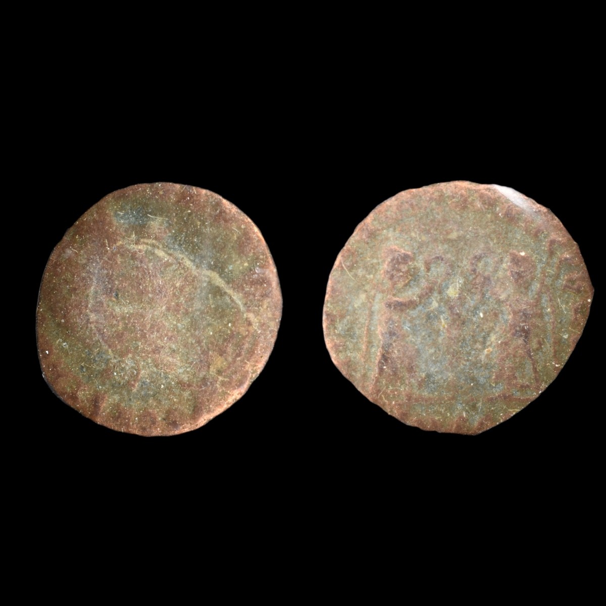 240 - 410 AD Roman Bronze Coin