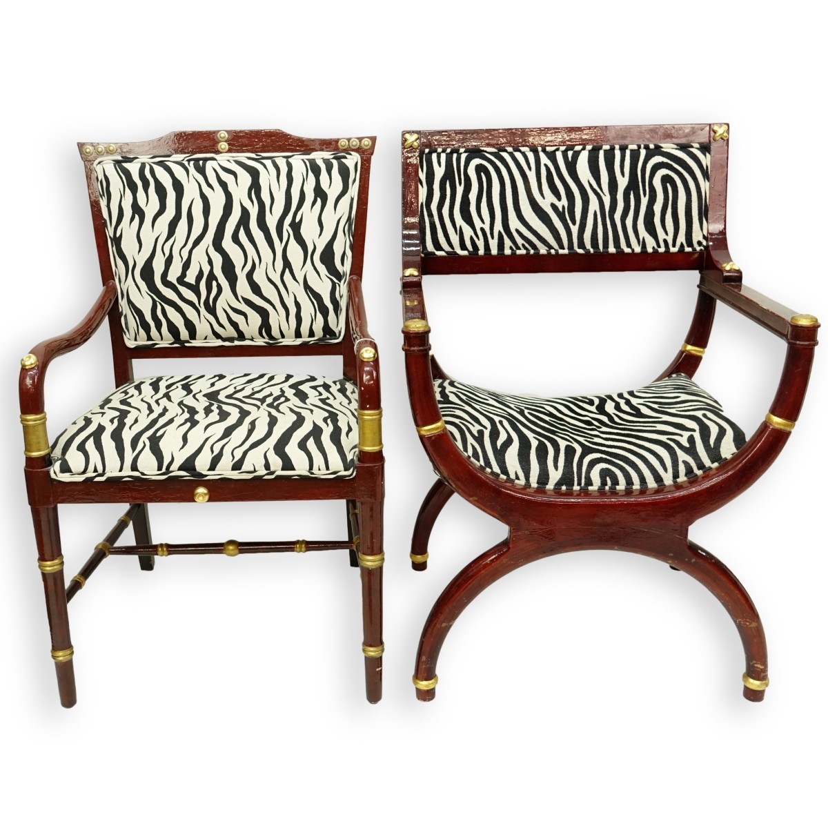 Two Neoclassical Style Chairs