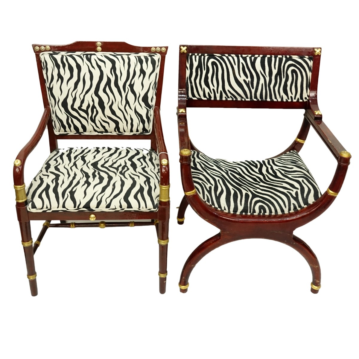 Two Neoclassical Style Chairs