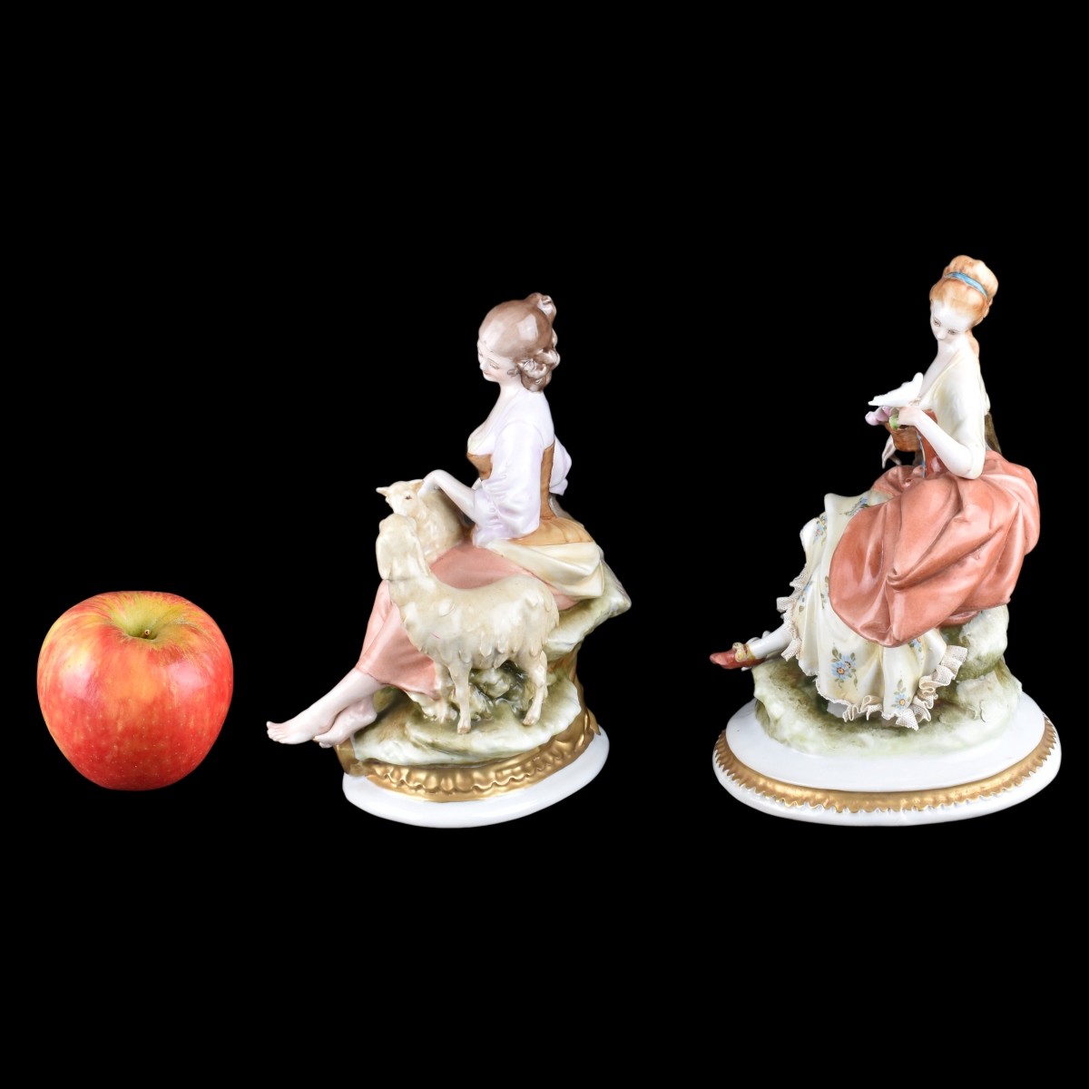 Two Capodimonte Figurines