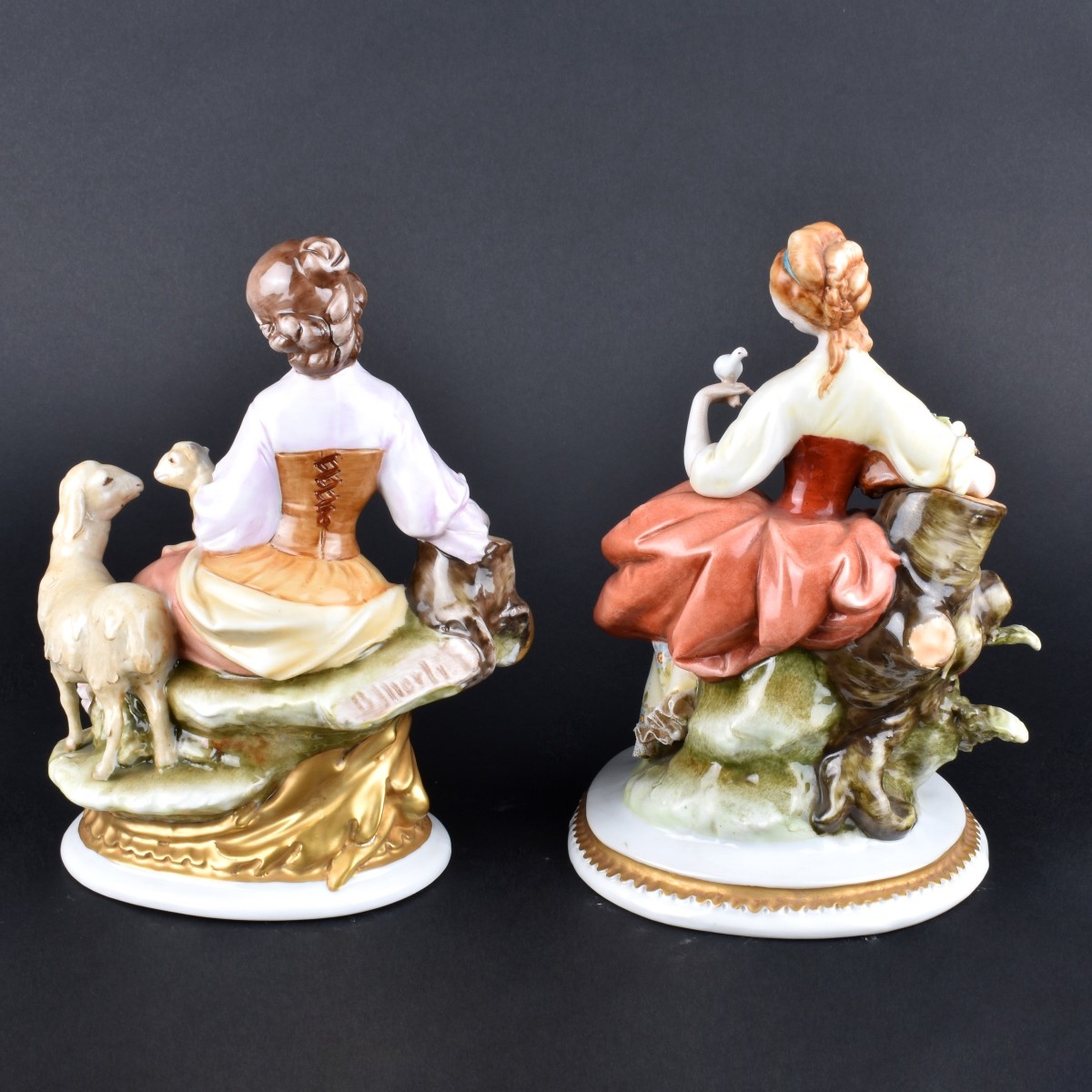 Two Capodimonte Figurines