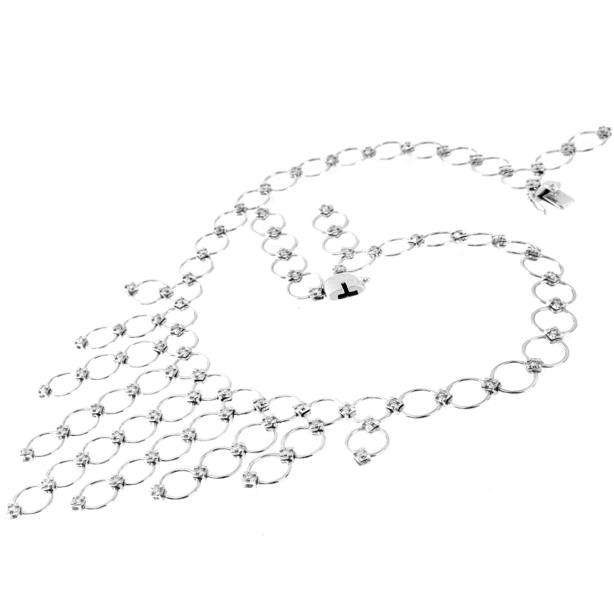 Diamond and 18K Bib Necklace