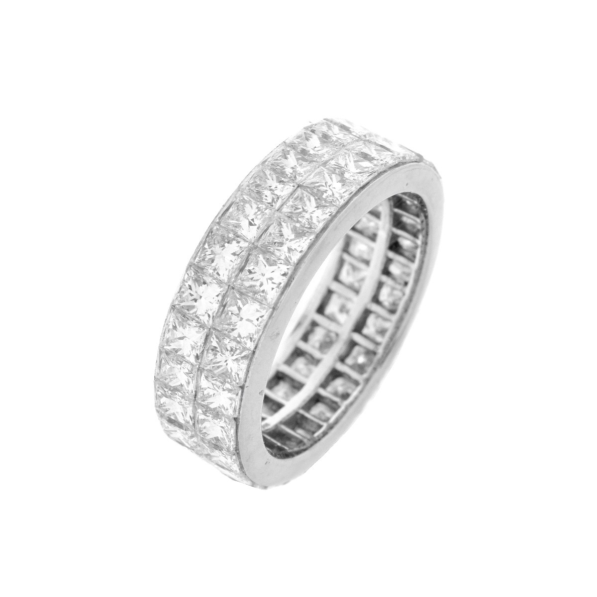 Diamond and Platinum Eternity Band