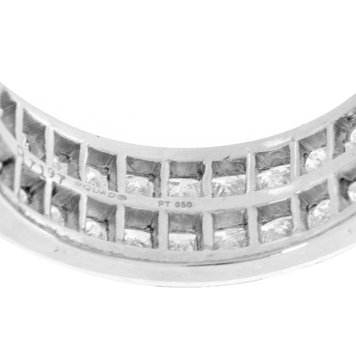 Diamond and Platinum Eternity Band