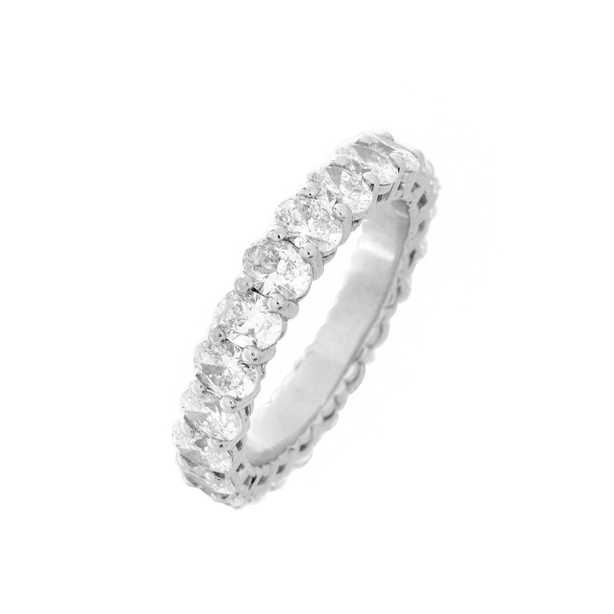 Diamond and Platinum Eternity Band