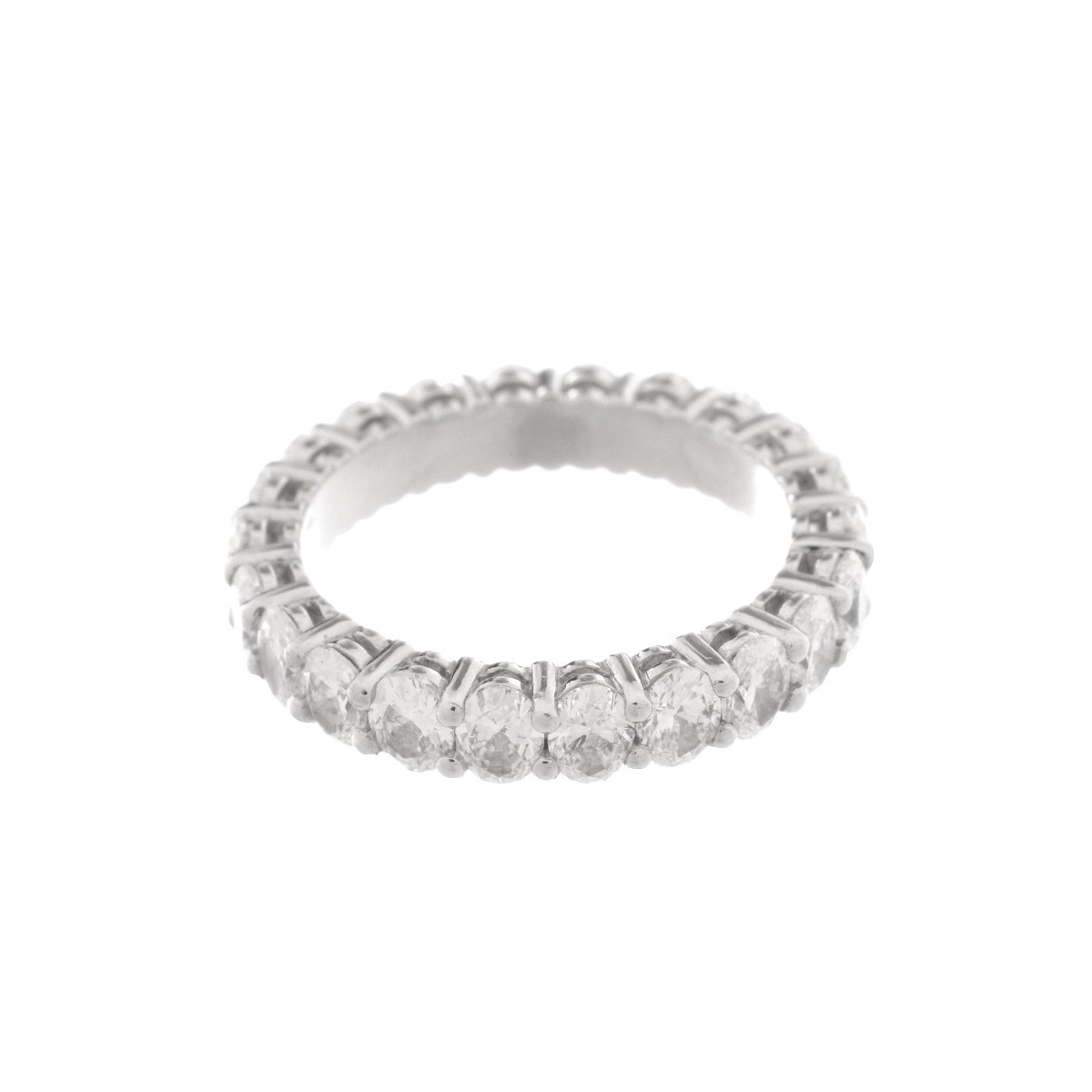 Diamond and Platinum Eternity Band