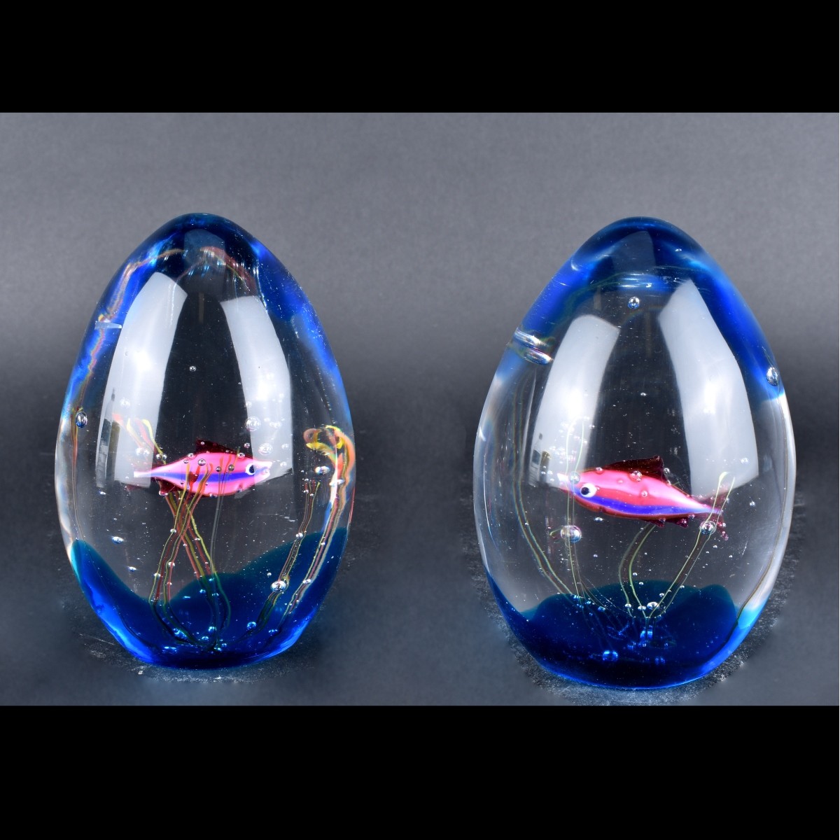 Pair of Murano Aquariums