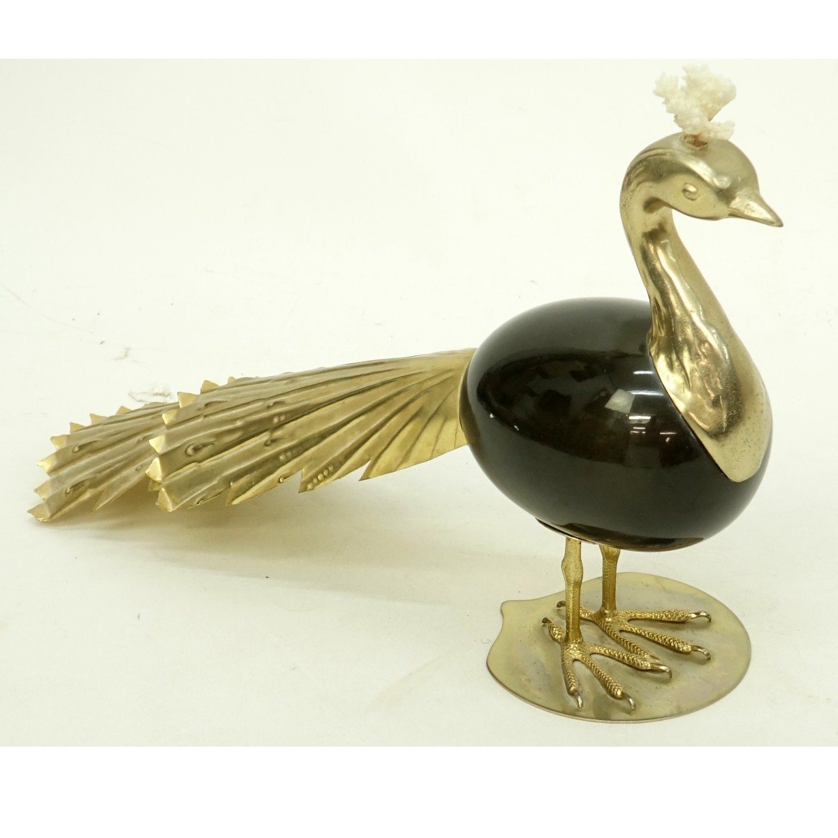 Antonio Pavia Ostrich Egg Bird Sculpture