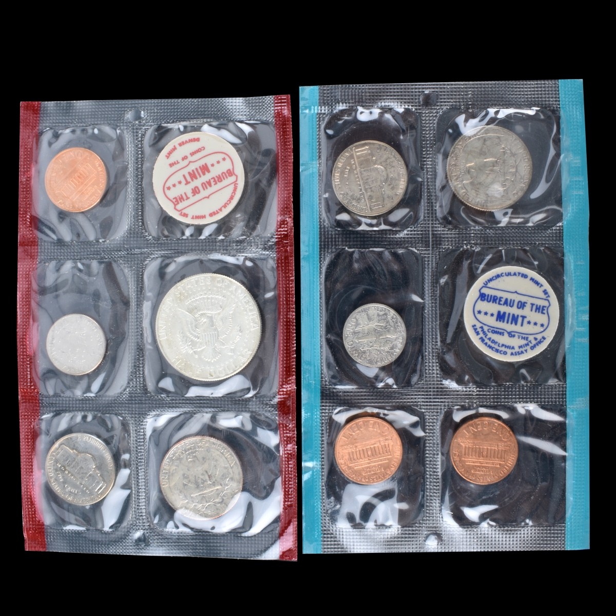 Eight US Mint Coin Sets