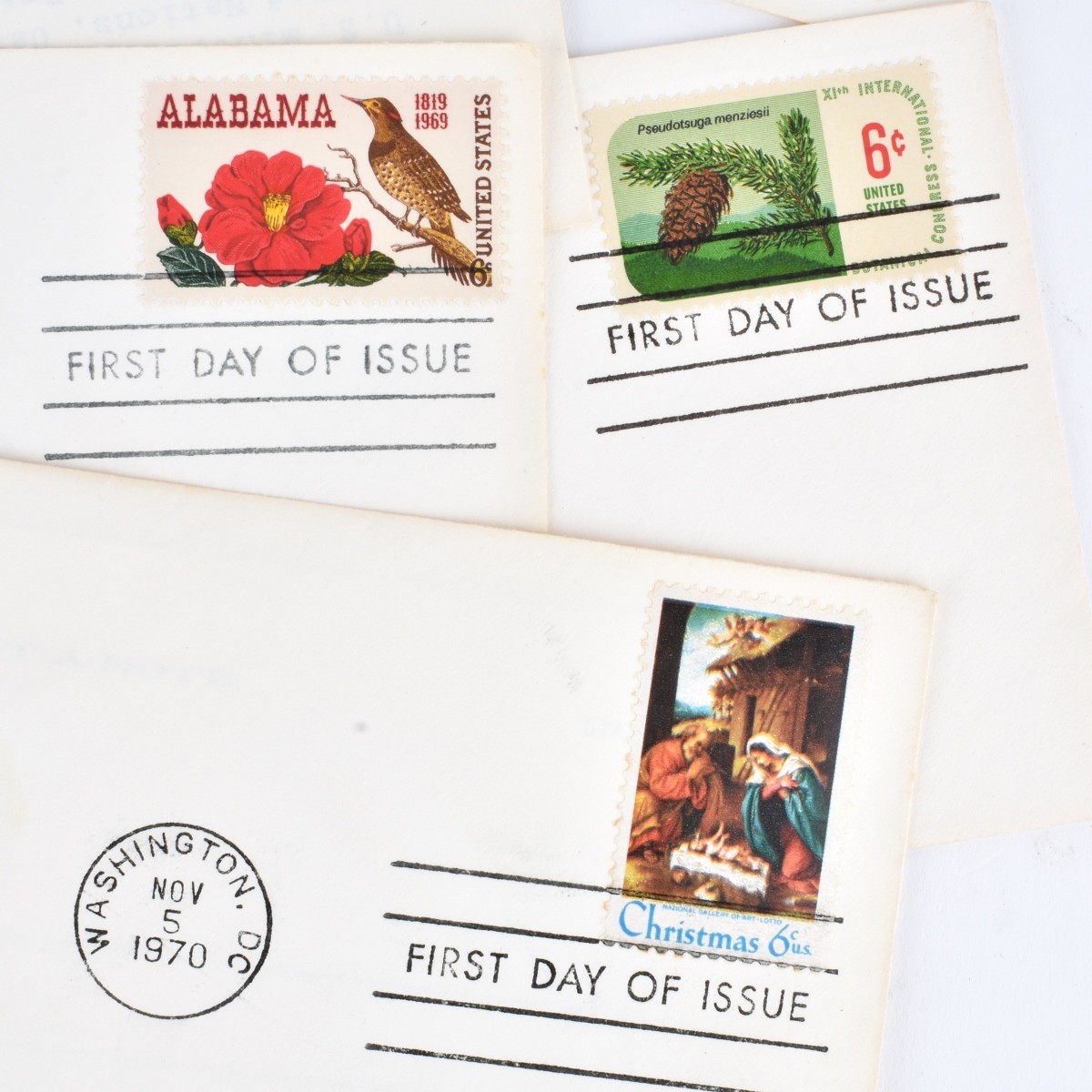 US First Day of Issue Stamped Envelopes