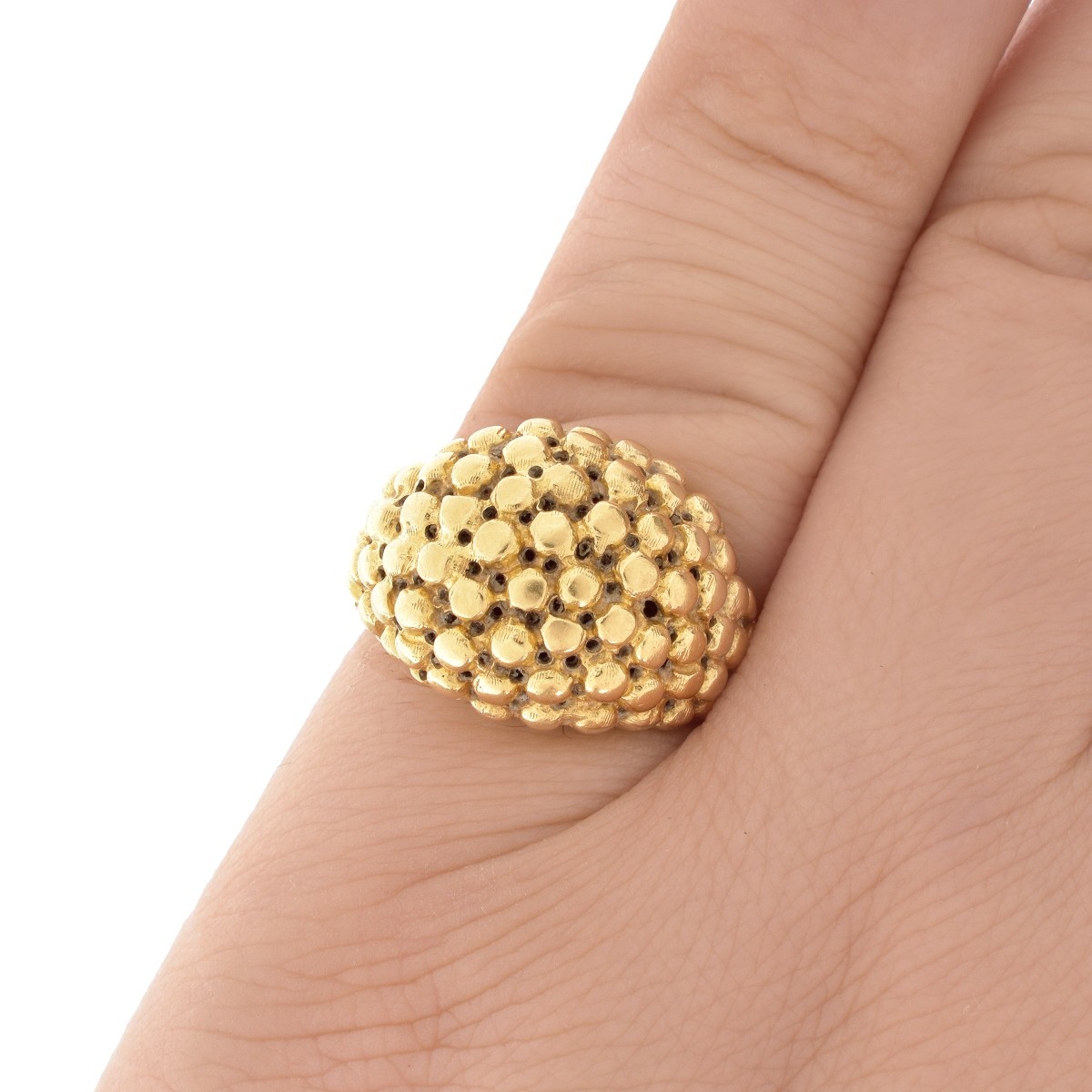 Vintage 18K Dome Ring