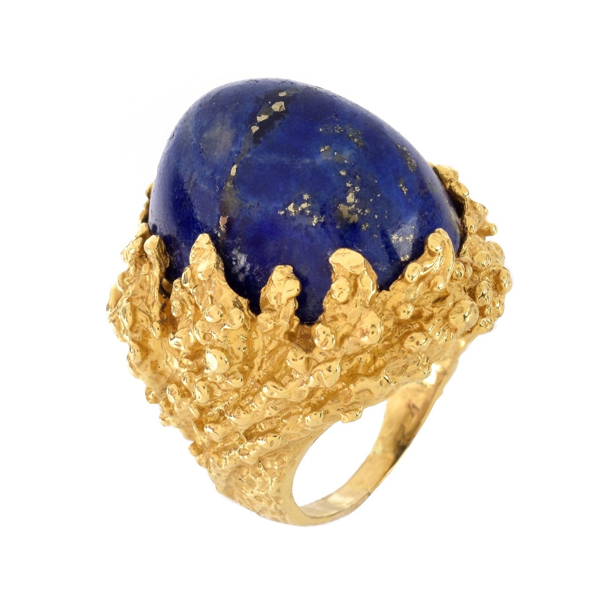 Vintage Lapis and 18K Ring