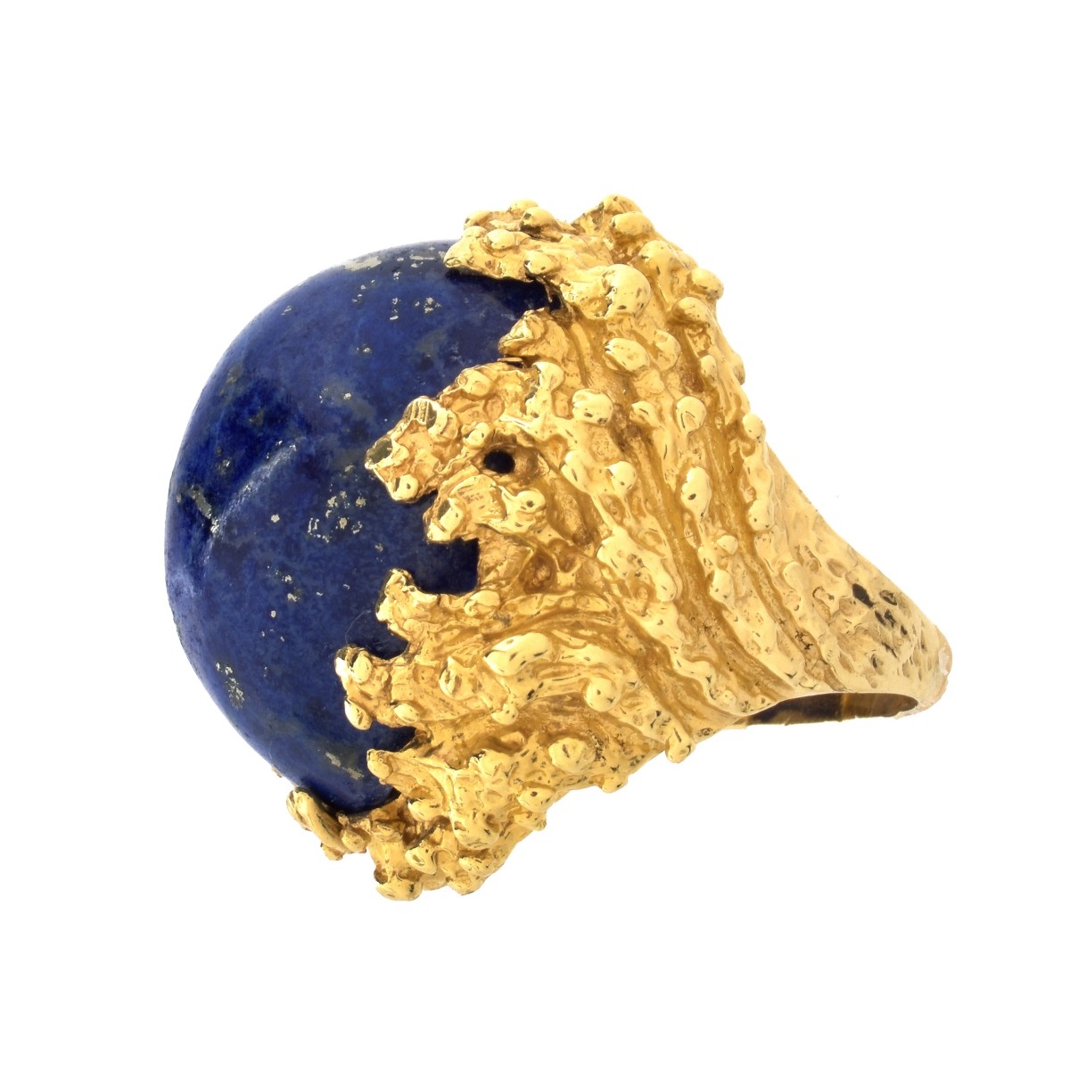 Vintage Lapis and 18K Ring