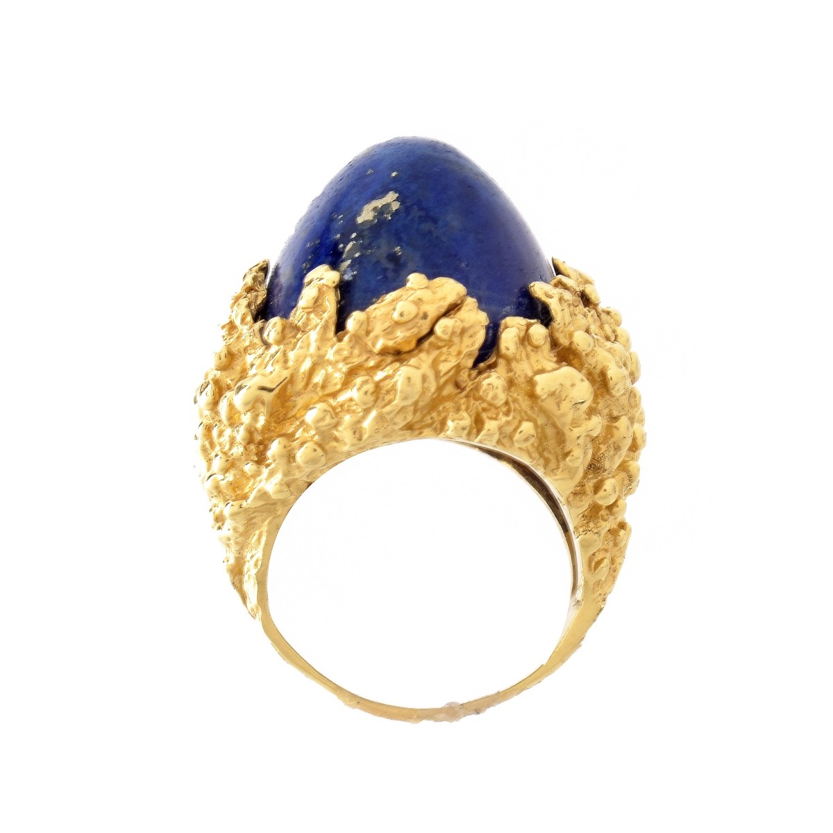 Vintage Lapis and 18K Ring