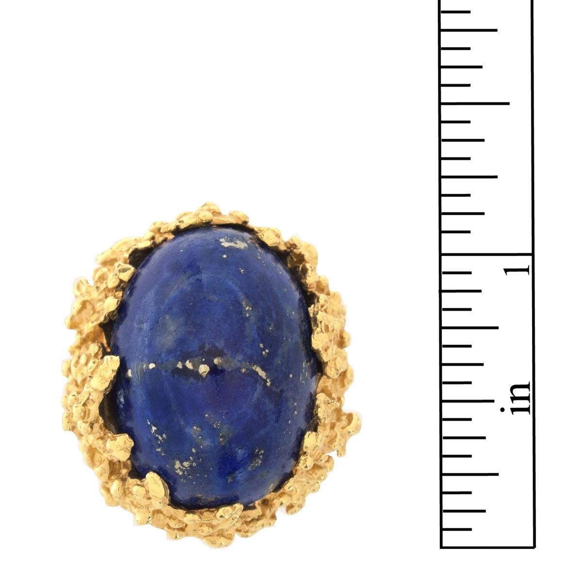 Vintage Lapis and 18K Ring