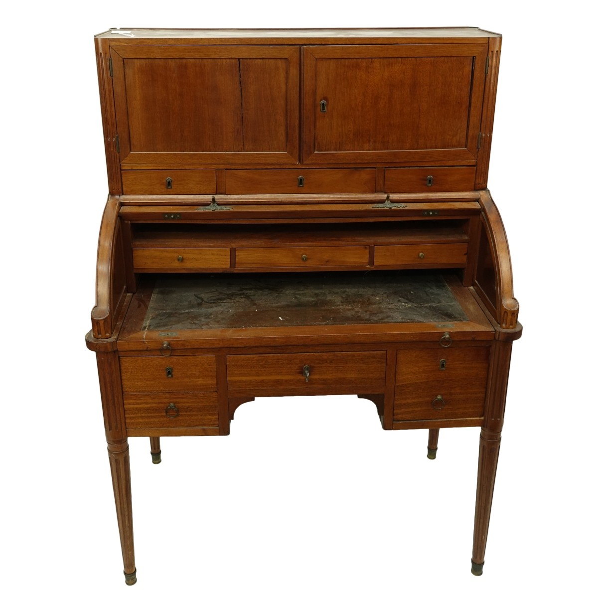 French Directoire Cylinder Top Desk