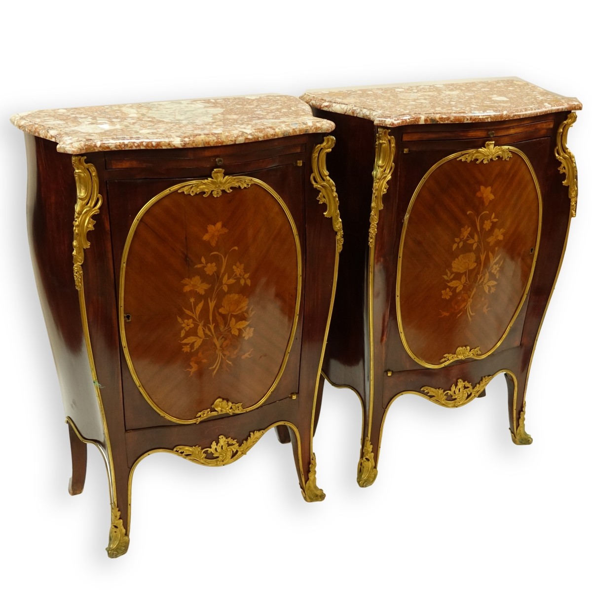 Louis XV Style Side Cabinets