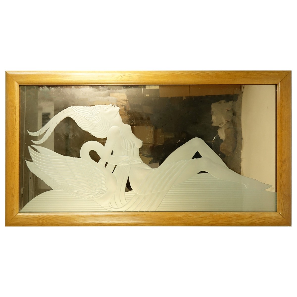 Bolae Etched Glass Wall Hanging