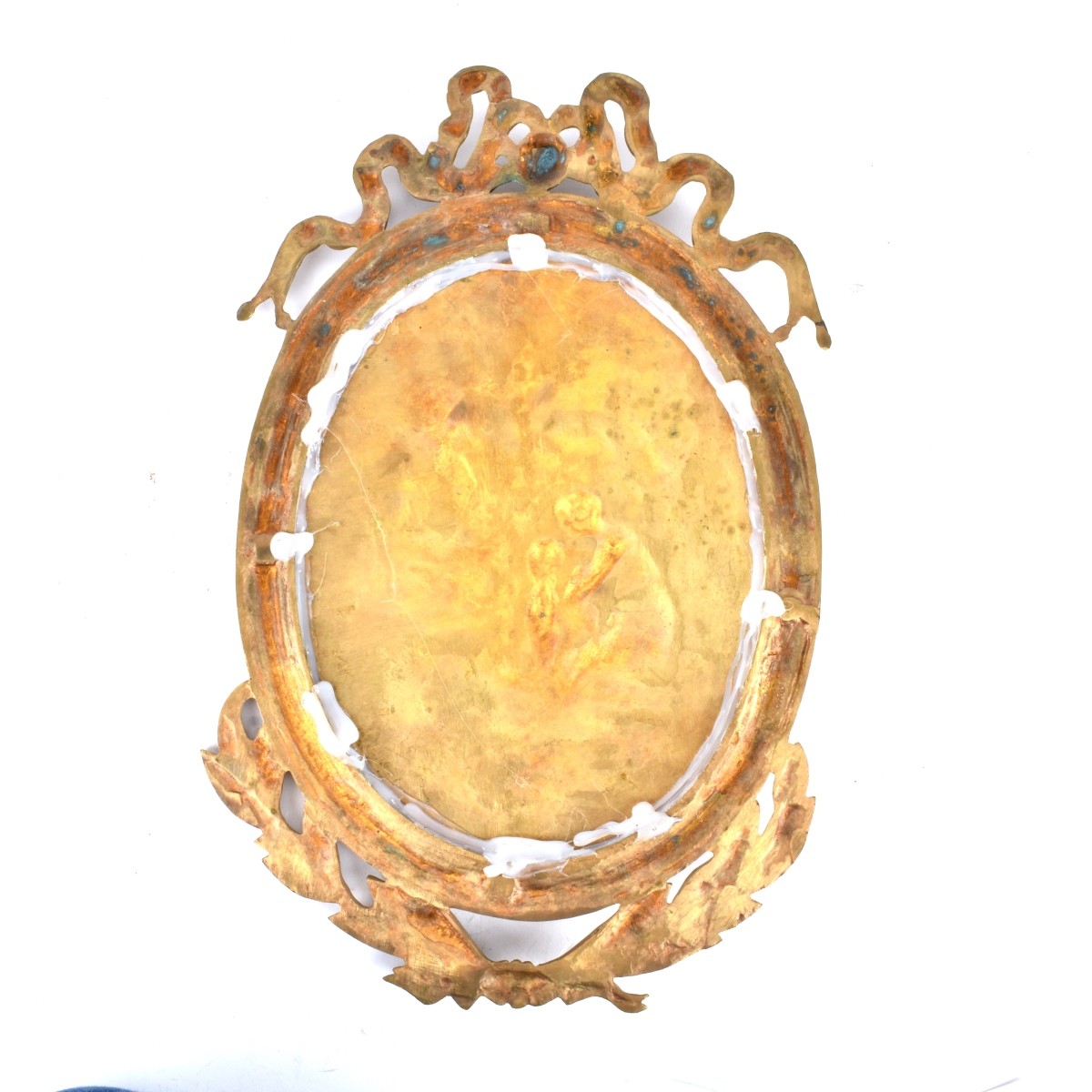 French Gilt Bronze Plaque