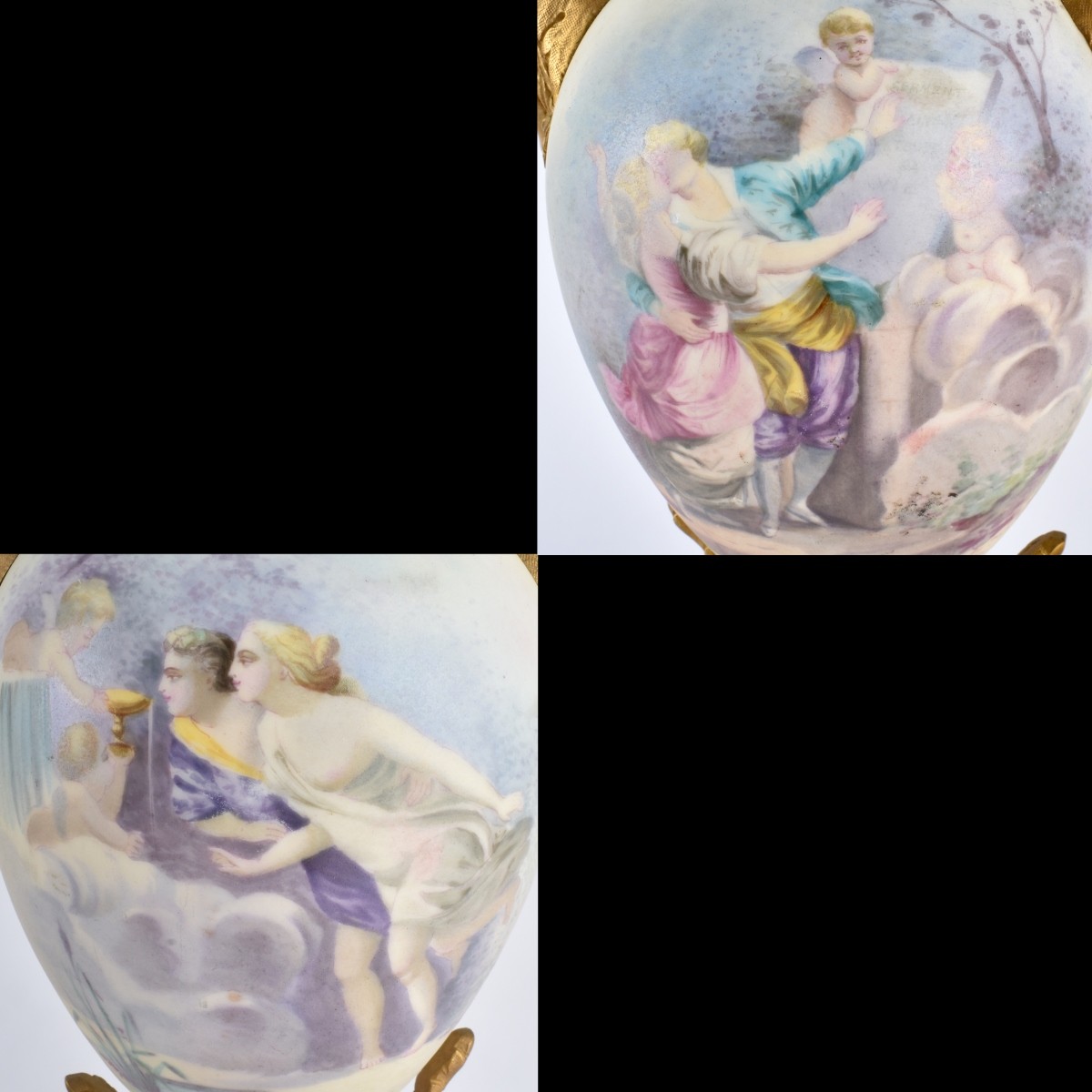 Sevres Style Lamps