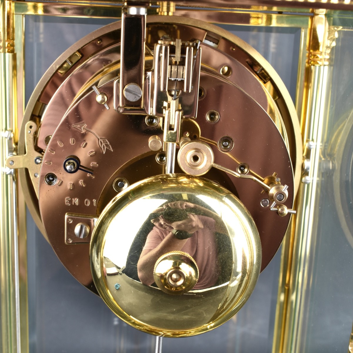 L’Epée Liberty Crystal Regulator Clock