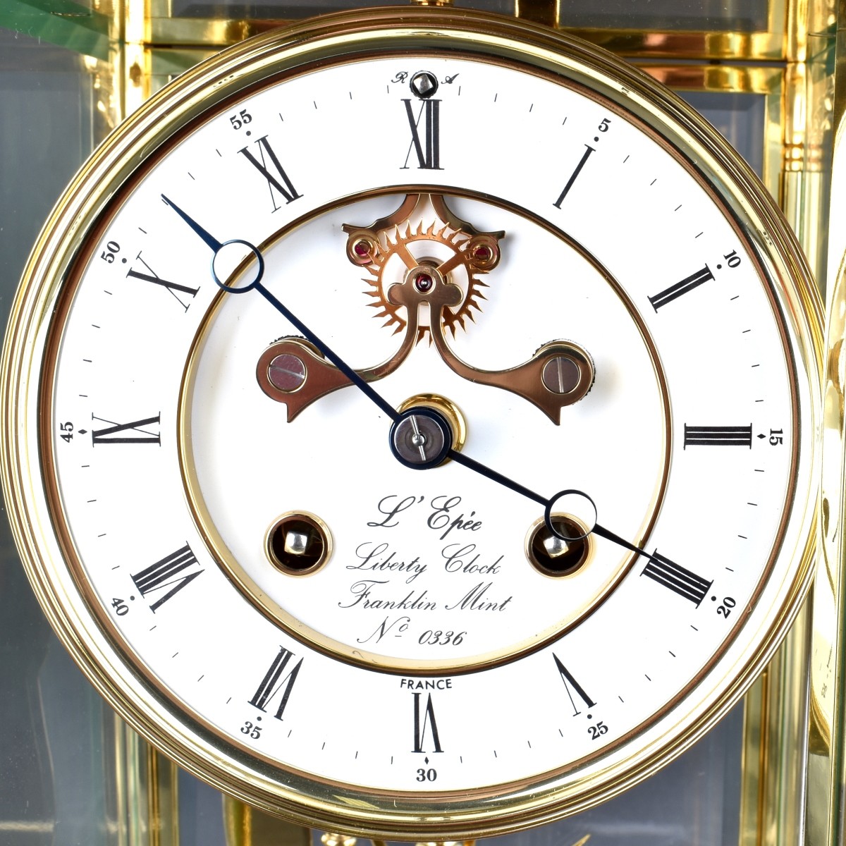 L’Epée Liberty Crystal Regulator Clock