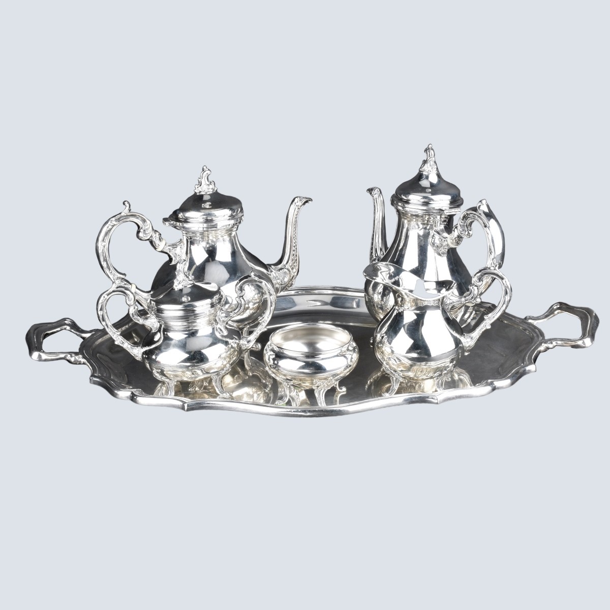 Camusso Sterling Tea Service