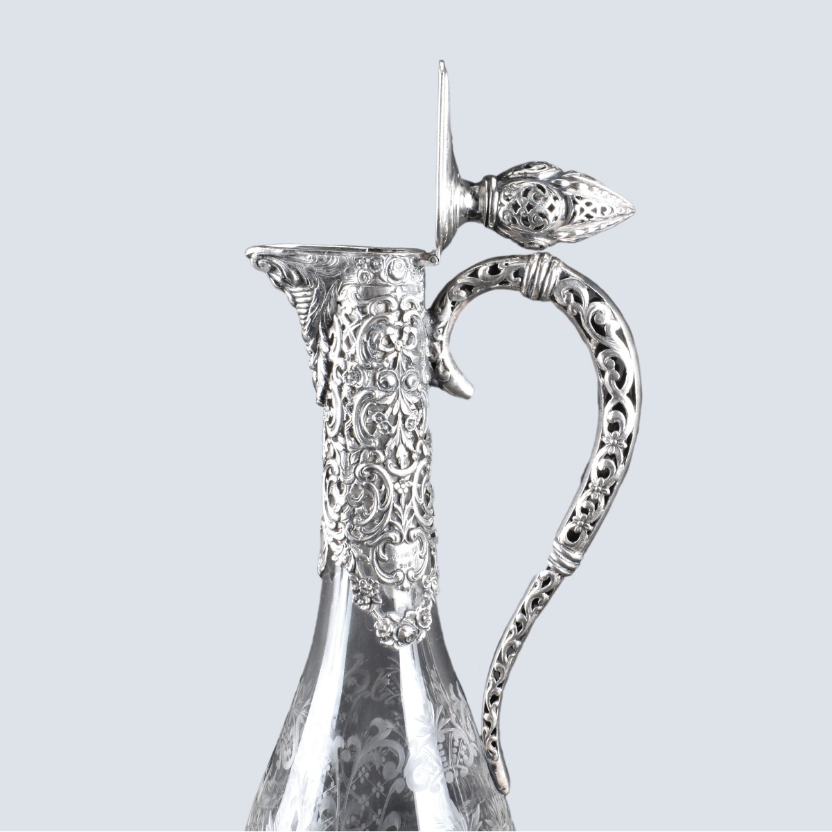 German 800 Silver Decanters