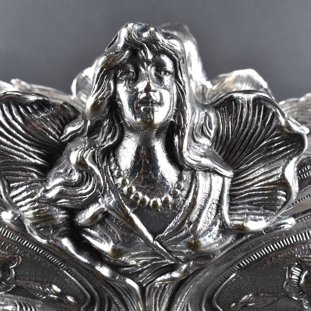 Art Nouveau Style Silverplate Centerpiece